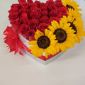 Heart Design - Red & Yellow